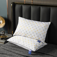 Almohada Ajustable De Algodón Para Hoteles Estilo Hotel Suave Y Transpirable 3D Soporte Cervical Para Dormitorios Y Hoteles 18.9x29.13In - details 0