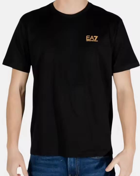 EA7 7M000567 AF10375 Camisetas Manga corta Hombre Negro - 1