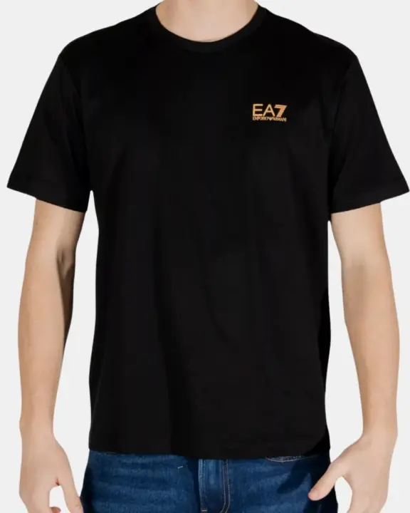 EA7 7M000567 AF10375 Camisetas Manga corta Hombre Negro - 1