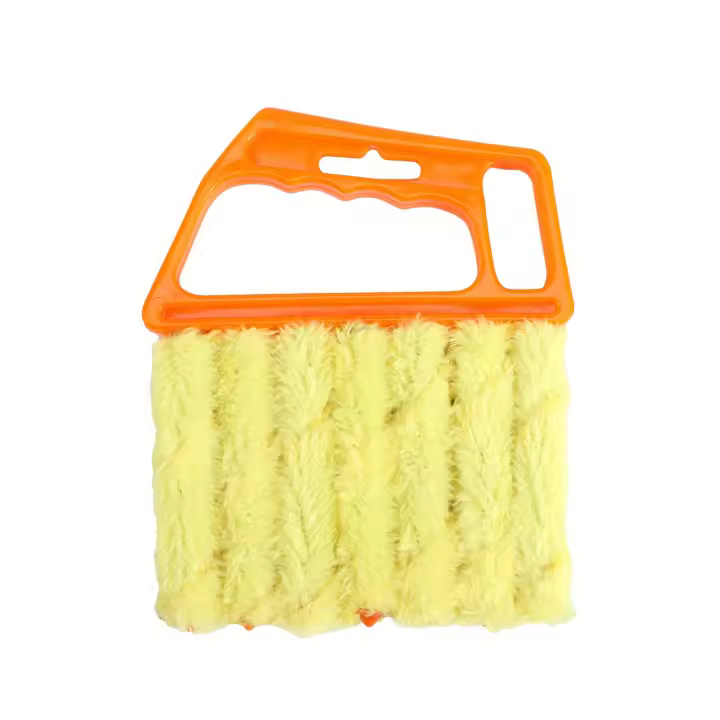 Cepillo De Limpieza Para Ventanas Cepillo Desmontable Y Lavable Para Eliminar Polvo En Ventanas Y Blinds Material Ecológico Plástico - 1