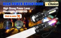 Linterna Táctica LED De Alta Potencia 2000LM Con Pantalla Y Luz USB Para Camping Pesca Emergencias Zoom Luz De Lectura - details 2