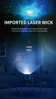 Lámpara De Proyección De Cielo Estelar LED Luz De Noche Láser Nebulosa Con Ondas De Agua Para Ambiente De Dormitorio Y Coche Recargable - details 1