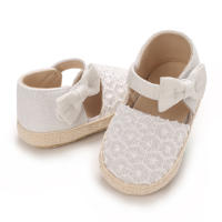 Zapatillas De Verano Para Bebés Niñas 0-18M Con Lazo Casual Sandalias Suave Cómodas Para Primeros Pasos Material Transpirable Tela Y Algodón - details 37