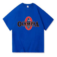 Camiseta De Algodón 100% Para Hombre OLYMPIA Verano 2023 Estilo Casual Cuello Redondo Alta Calidad Tops Clásicos Para El Gimnasio - details 15