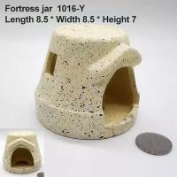Cueva De Cerámica Para Acuario Refugio De Cría Para Peces Y Camarones Decoración De Tanque De Acuario Cueva De Escondite Para Peces - details 25