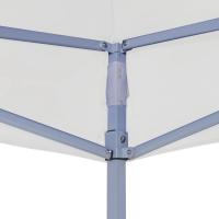 vidaXL Carpa plegable profesional acero blanco 3x3 m - details 2