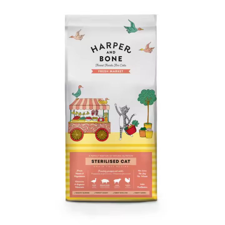 Harper And Bone Cat Grain Free Sterilised Fresh Market 5 Kg - 1