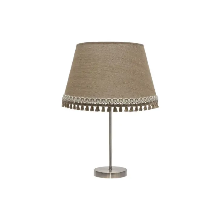 Fabrilamp - Sobremesa Alto Ada 1xe27 Cuero/arena 63x35x35 Cm - 1