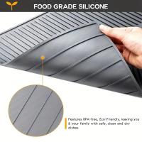 Alfombrilla De Silicona Para Secado De Platos Matriz De Drenaje Plegable Grande Almohadilla De Drenaje Ecológica Resistente Al Calor Para Olla - details 4