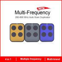 Control Remoto De Puerta De Garaje Multi-Frecuencia 280MHz-868MHz Código Fijo Y Dinámico 433MHz Llave De Acción Para Puerta Metálica Y ABS Incluye Batería CR2032 - details 0