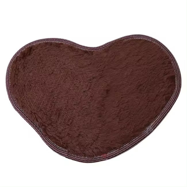 Alfombra De Piso En Forma De Corazón Amor 30x40cm Antideslizante Suave De Microfibra Para Baño Dormitorio Sala De Estar Moderna - 1