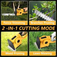 Podadora De Lágrimas Sin Cable 2 En 1 Para Jardín Con Corte Multigénero Tiempo De Funcionamiento Extended Para DEWALT 20V - details 5