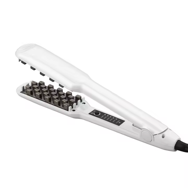 Alisador de pelo voluminizador, rizador de cerámica, rizador corrugado, herramienta de plancha plana - 1