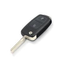 KEYYOU 2PCS Llave Fob De Repuesto Con 2 Botones 434MHz ID48 Chip Para VW Beetle Bora Golf Passat Polo Transporter T5 - details 1