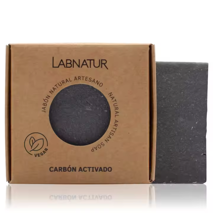 Jabón Natural Premium Carbón Activado 100g Labnatur - 1