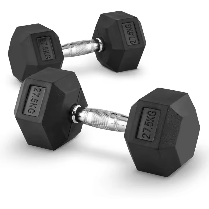 OZIO FITNESS Mancuernas Hexagonales 27,5 kg (par) Fitness Musculación - 1