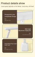 Lámpara De Escritorio LED Táctil Recargable USB Con 3 Niveles De Iluminación Protección Ocular Plegable Para Dormitorio Lámpara De Noche Para Mesa Al Final Del Camastro - details 10