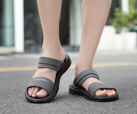 Sandalias Clásicas Para Hombre Verano Zapatillas Al Aire Libre Ligeros Moda Casual Tallas 38-45 Material Superior PVC Estilo Gladiator - details 21