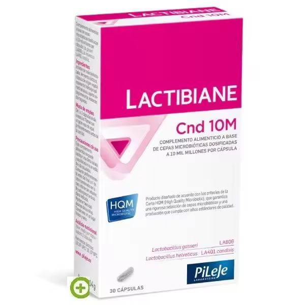 PILEJE LACTIBIANE CND 10M 30 CÁPSULAS - Complemento Alimenticio - 1