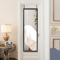 ARISE SHOP-Espejo puerta 30x120cm negro,Perfecto para tener en tu dormitorio, baño y vestidor - details 2