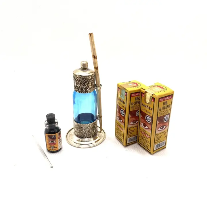 Pack Cosmética Árabe Portakhol de Colores + 2 Khol Surma Al Sherifain - Delineador de Ojos Árabe - 1