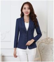 Chaqueta De Negocios Para Mujer Estilo Lady Oficina Elegante Y Ajustada Cierres Únicos Blazer Formal Para Todas Las Estaciones - details 14