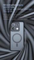 Funda Magsafe Para Redmi Note13Pro 4G Con Acabado En Brillo Minimalista Antideslizante Anti Huella Compatible Con Xiaomi POCO M6 Carga Inalámbrica - details 8
