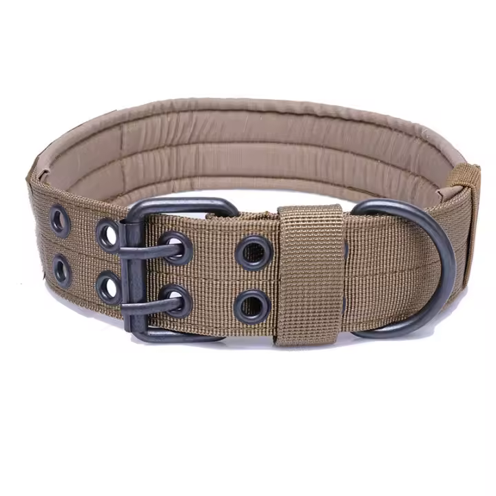Collar Ajustable Para Perros De Entrenamiento Clásico Reflectante Nylon De Gran Resistencia Táctica Para Aleman Shephard - 1
