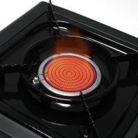 Horno portátil para exteriores, estufa liviana, equipo de cocina para acampar, equipo de emergencia, adecuado para cocinar en campamentos, estufa de gas para exteriores, estufa de cassette portátil para el hogar - details 3