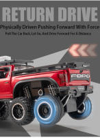 Coche De Juguete a Escala 1:24 Raptor F150 Con Luz Y Sonido 5 Puertas Abiertas Modelo De Metal Para Niños Regalo De Colección - details 6