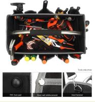 Bolsa De Herramientas Eléctrica De 16 Pulgadas Gran Capacidad Para Carpintero Organizador De Almacenamiento Suave Con Abertura Superior - details 1