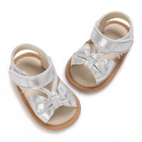 Zapatillas De Verano Para Bebé Niña Con Lazo Antideslizante Suaves Y Cómodas Suela De Goma Zapatos De Primera Caminata Para Princesa - details 3