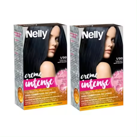NELLY PACK TINTE 1/00 NEGRO AZULADO - 1