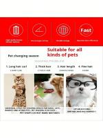 Set De Recortadora Eléctrica Para Mascotas Con Carga USB Trimmer De Pelo Para Perros Y Gatos Herramienta De Peluquería Para Animales Regalo Para Mascotas - details 5