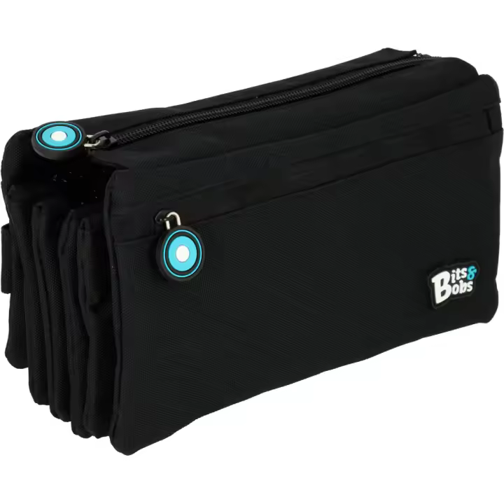 GRAFOPLAS PORTATODO CUADRUPLE BITS&BOBS NEGRO BITS&BOBS 12x10x23 Cms. - 1