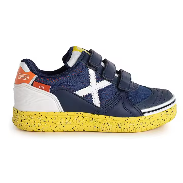 Zapatillas Munich G3 Kid Vco Indoor 361 Marino Bl  1514361 - 1