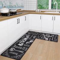 VIKAMA Alfombra De Cocina Y Baño De Cristal Lavable Antideslizante Absorbente Para Piso Del Baño Alfombrilla De Cocina - details 2