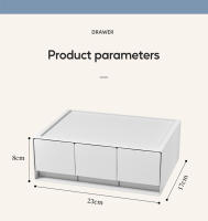 Organizador De Mesilla Plegable De 1/2/3 Capas Caja De Almacenamiento Para Cosméticos Y Suministros Del Hogar Ecológico Y Moderno - details 7