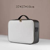 Nueva Bolsa De Maquillaje Para Mujer De Cuero PU Impermeable Gran Capacidad De Almacenamiento Estuche De Viaje Para Cosméticos - details 8