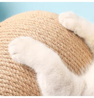 Juguete Para Gatos Pelota De Ropa Sisal Para Mordeduras Y Arrastre Juego De Agarre Para Gatos Jovenes Y Adultos Muebles Resistentes Al Desgaste - details 7