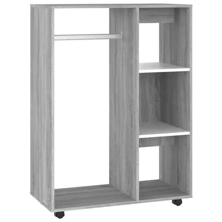 Armaro Madera contrachapada gris Sonoma 80x40x110 cm - 1