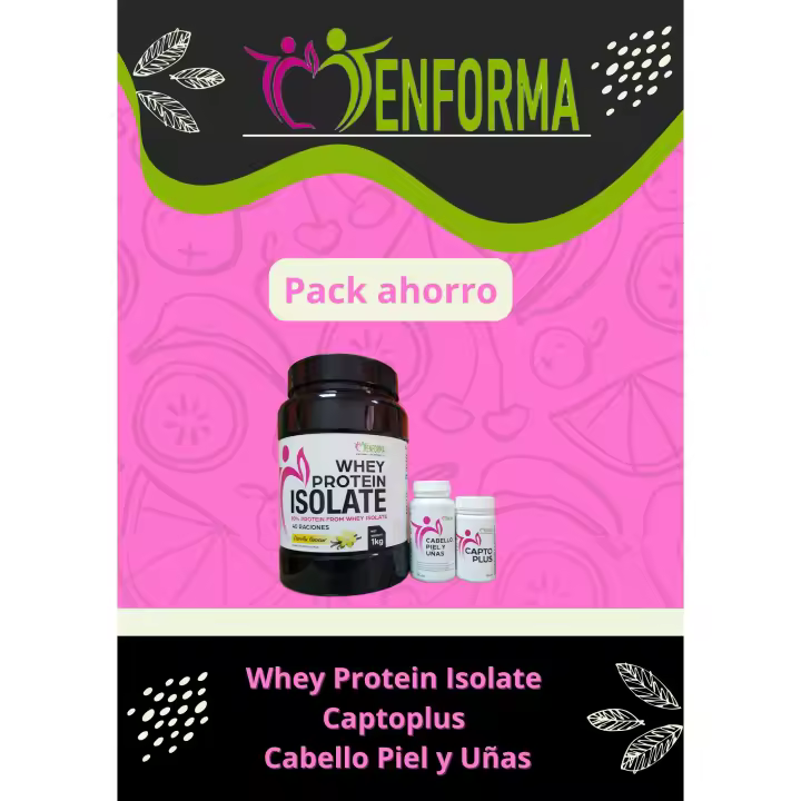 Enforma Life Pack Nutrición Total – Proteína + Captoplus + Colágeno + Detox - 1