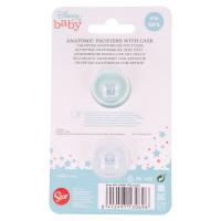 Set 2 Chupetes Mickey Tetina Anatómica de Silicona , para +6 Meses, Libre BPA, Con Funda Cool Like, Color Verde Agua y Blanco, FABRICADO EN ESPAÑA, Stor - Kiglam - details 1