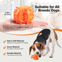 Juguetes Para Masticar Para Perros Juguetes Interactivos De Limpieza Dental Anti Mordedura Con Bolas De Alimentos Que Se Dejan Escapar Juguete Lento Para Mascotas COOLPLAY - details 8