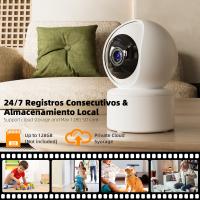 Cámara De Seguridad IP WiFi Inalámbrica 5MP 5G Con Visión Nocturna Y Rastreo Automático AI Monitor De Bebé Sistema De Vigilancia Doméstica Interior - details 5