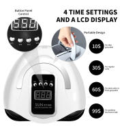 Secador De Uñas Profesional SUN X11MAX Con 66 LED Tiempo Y Sensor 280W Alta Potencia Secado Rápido Para Pintura De Uñas Con Gel - details 4