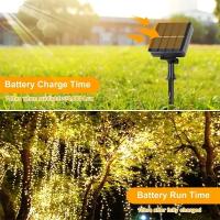 1Pack De Luces De Cadena Solar Con 50/100 LED Para Exteriores Impermeables Con 8 Modos Luz De Navidad Para Árbol Bodas Y Fiestas Decorativas - details 0