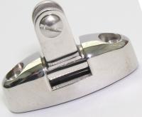 Juego De Bisagra De Acero Inoxidable 316 Con Almohadilla De Goma Para Barco Yate De Marina Hebilla De Montaje De Tipo Montaña Plateado Para Toldo Swivel - details 15