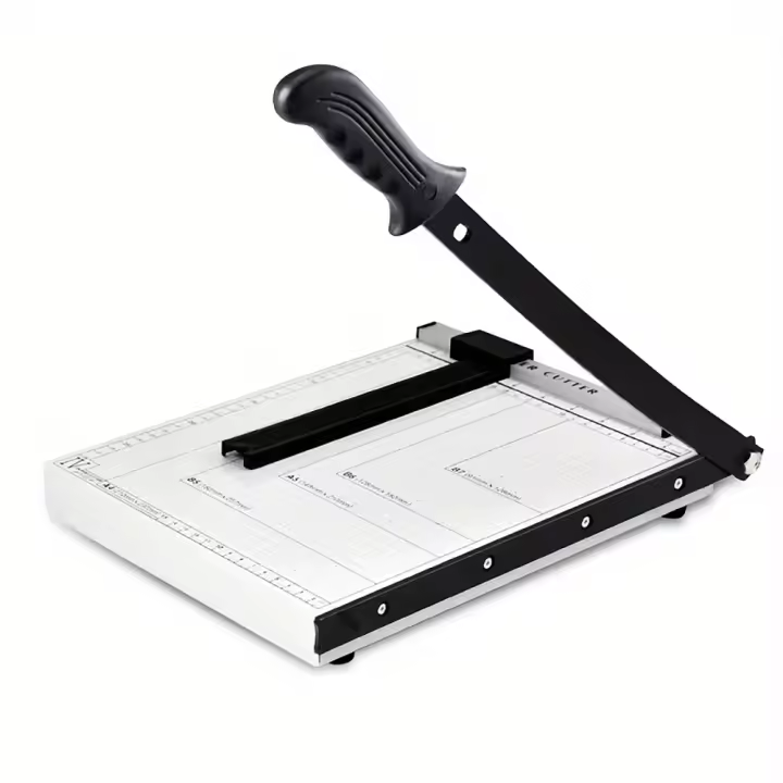Cortadora A4 De PC Con Base Metálica Longitud De Corte 300 Mm Capacidad De Papel 10 Hojas Calidad Estándar Para Uso off - 1