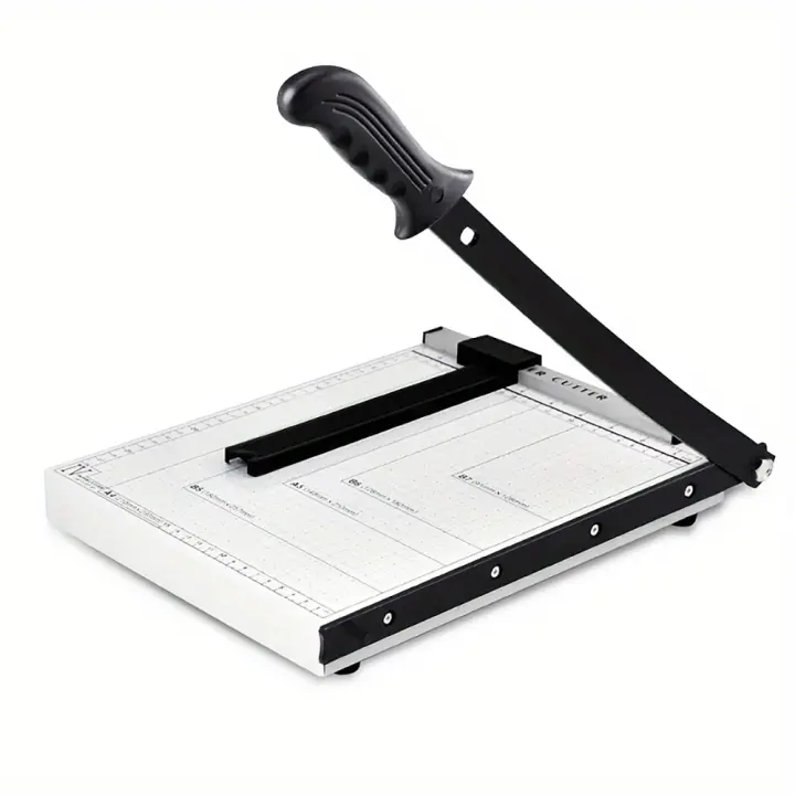 Cortadora A4 De PC Con Base Metálica Longitud De Corte 300 Mm Capacidad De Papel 10 Hojas Calidad Estándar Para Uso off - 1